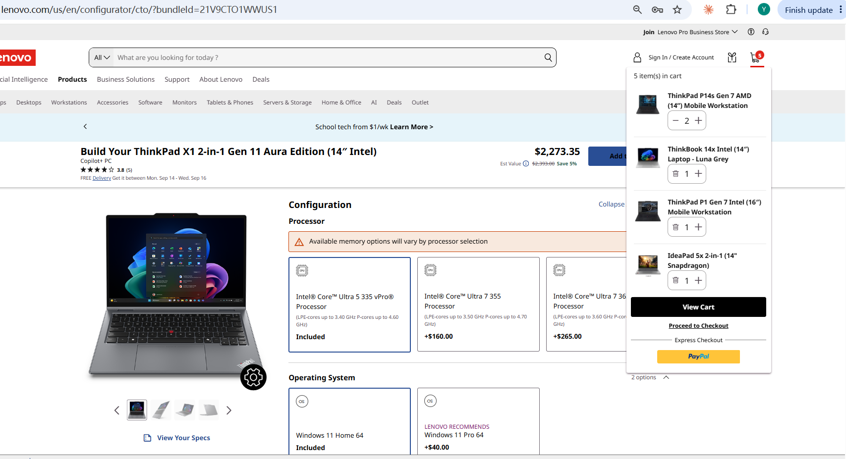 Mini Cart screenshot 2