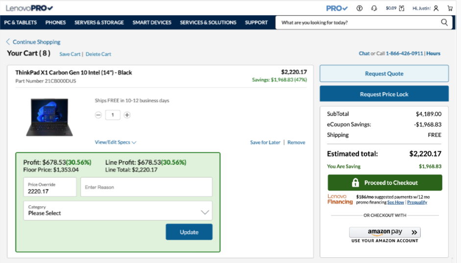 Price Lock preview