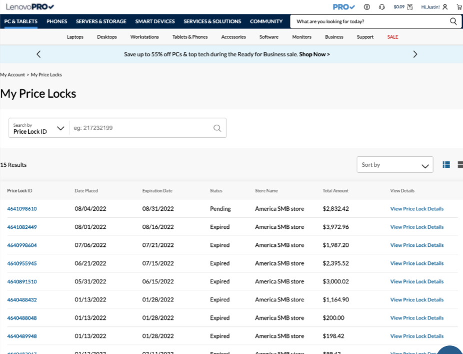 Price Lock screenshot 4